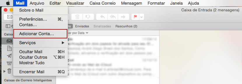 Configurando seu email no Mac