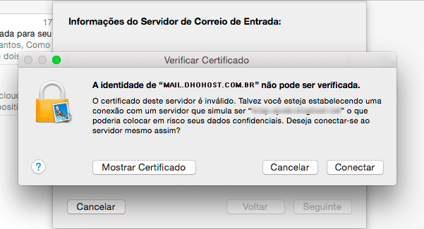 Configurando seu email no Mac